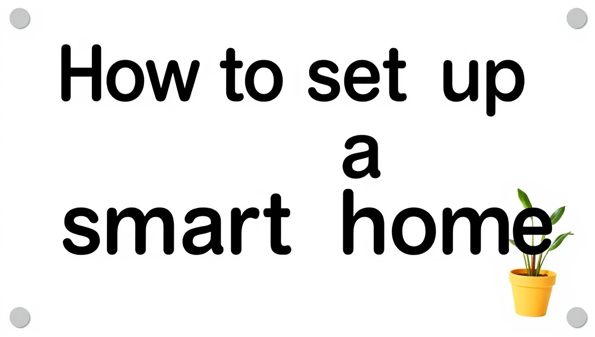 how to set up a smart home