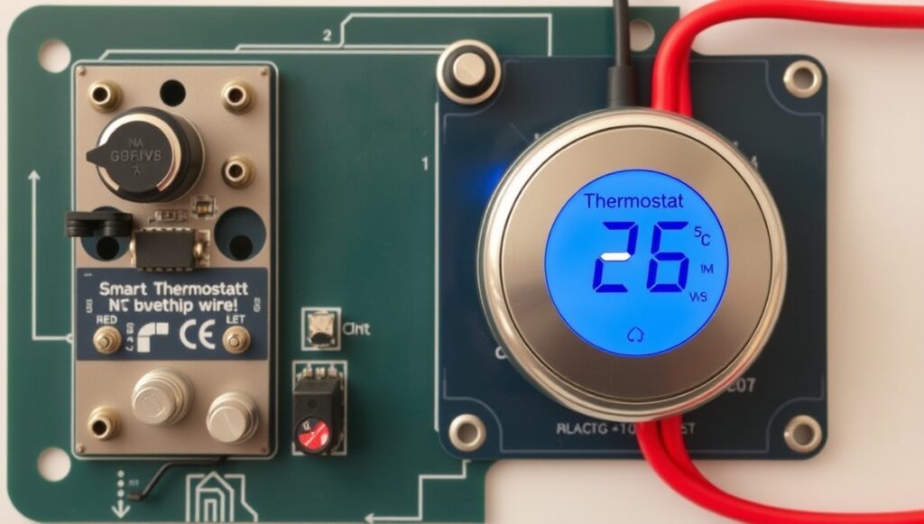 smart thermostat no c wire