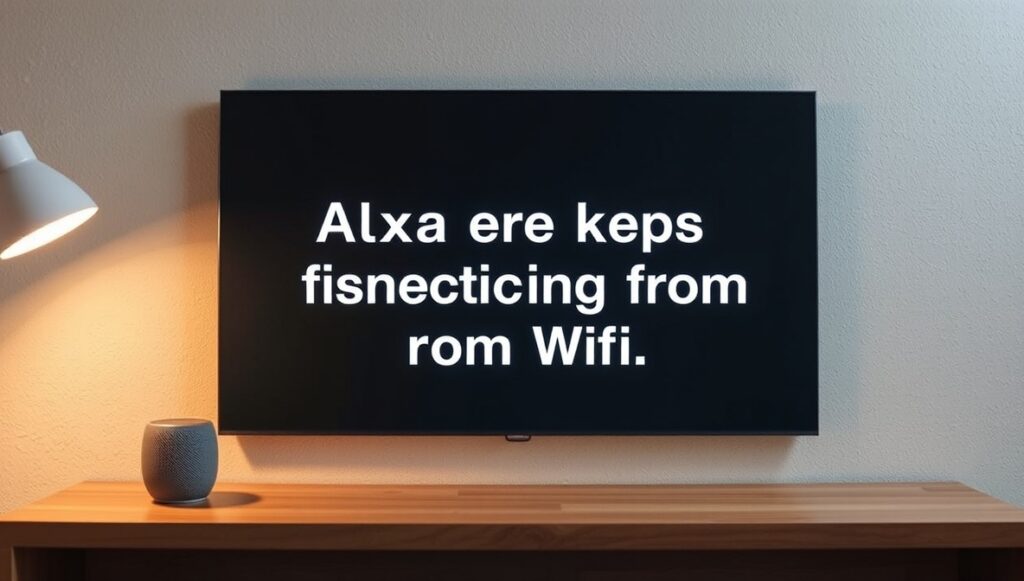 alexa keeps disconnecting from wifi
