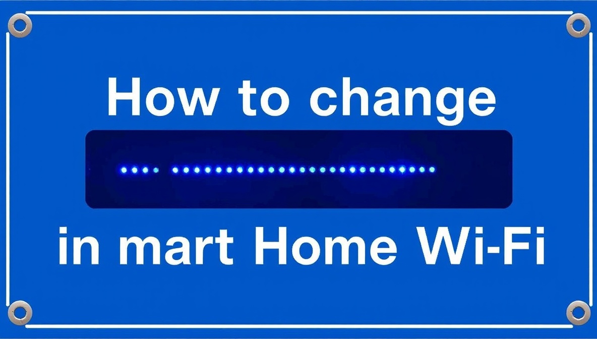how to change password in smart home wifi